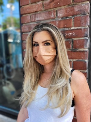 Foils and balayages - Dimensional blondes Foils and balayages - Dimensional blondes
