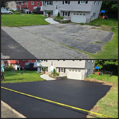 Coventry RI driveway paving - Another prime example of our daily adventures.
This driveway in Coventry, RI was completed in less than a day's time. No complications or undue stress on our homeowners! Driveway paving doesn't have to be the drawn out mess that construction typically sees...; we've perfected our craft to bring residential driveways professional perfection the way it was meant to be - at no hassle to YOU!
Enjoy the pics. Maybe your next? Coventry RI driveway paving - Another prime example of our daily adventures.
This driveway in Coventry, RI was completed in less than a day's time. No complications or undue stress on our homeowners! Driveway paving doesn't have to be the drawn out mess that construction typically sees...; we've perfected our craft to bring residential driveways professional perfection the way it was meant to be - at no hassle to YOU!
Enjoy the pics. Maybe your next?