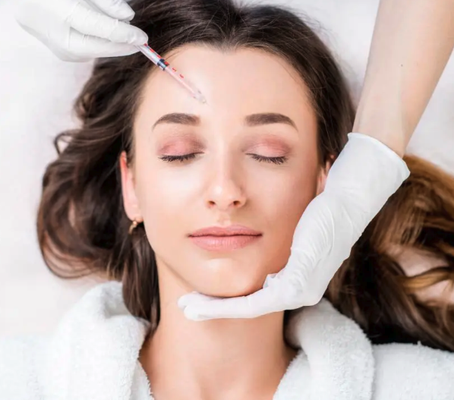 Wrinkle Relaxers - Botox, Dysport, Xeomin and other neurotoxins target the underlying causes of wrinkles and frown lines. We inject small doses into the end of a nerve to temporarily block its impulses and allow facial muscles to relax.
Treatment only takes 10-15 minutes, and a few tiny injections. You can be in and out on your lunch break! Noticeable results should appear 3-5 days after treatment, with full results visible 14 days post treatment. Wrinkle Relaxers - Botox, Dysport, Xeomin and other neurotoxins target the underlying causes of wrinkles and frown lines. We inject small doses into the end of a nerve to temporarily block its impulses and allow facial muscles to relax.
Treatment only takes 10-15 minutes, and a few tiny injections. You can be in and out on your lunch break! Noticeable results should appear 3-5 days after treatment, with full results visible 14 days post treatment.