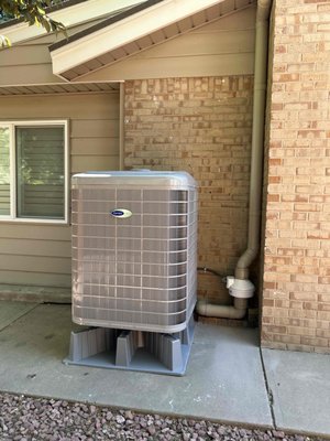Heat Pump/Furnace Install - This installation was done in an older home in Denver. The customer wanted to remove older equipment and install energy efficient system that qualified for the Denver Rebate Program. This customer added a heat pump and is using a gas furnace for back up heat. Heat Pump/Furnace Install - This installation was done in an older home in Denver. The customer wanted to remove older equipment and install energy efficient system that qualified for the Denver Rebate Program. This customer added a heat pump and is using a gas furnace for back up heat.