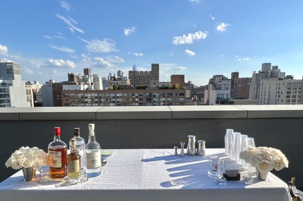 Rooftop Event - An intimate event where we served our guests a menu of three different craft cocktails Rooftop Event - An intimate event where we served our guests a menu of three different craft cocktails