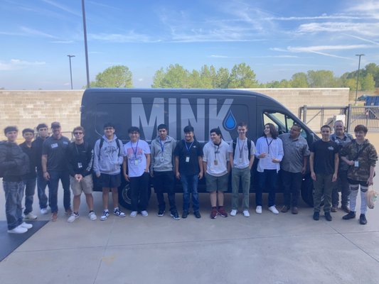 Plumbing School Visit - Mink Plumbing visited the Plumbing Class at the Career & Technology Center in Tyler where high schoolers can get started early on learning a trade. It could not have been more exciting to see young guys interested in the profession. We feel very blessed to be able to help with the classes needs. Plumbing School Visit - Mink Plumbing visited the Plumbing Class at the Career & Technology Center in Tyler where high schoolers can get started early on learning a trade. It could not have been more exciting to see young guys interested in the profession. We feel very blessed to be able to help with the classes needs.