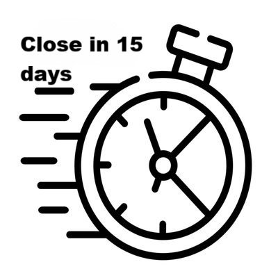 Close in as little as 15 days - Underwriting has been extremely fast these days. We have been able to underwrite loans before you make offers so that you can put in very strong offers with no contingencies. This allows us to close loans in as little as 15 days. Close in as little as 15 days - Underwriting has been extremely fast these days. We have been able to underwrite loans before you make offers so that you can put in very strong offers with no contingencies. This allows us to close loans in as little as 15 days.