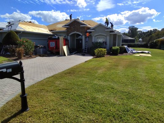 Roof Replaced - 100% Customer satisfied from Winter Heaven Florida Polk County.