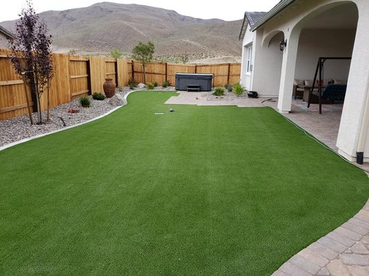 Artificial Turf & Sod Installation - Action Lawn & Landscape, LLC has been in business since 1994. We are a full-service landscaping, design, concrete, irrigation, maintenance and snow removal company. With more than 15 years of experience serving the Great Reno, Sparks & surrounding communities, we have developed an uncompromising commitment to professionalism, quality, reliability, integrity and service.
Our goal is to meet and exceed our customer expectations by providing the best service each and every time.
If you are looking for experienced, dependable & professional contractors, then you owe it to yourself to let the experts at Action Lawn & Landscape help you create & maintain an outdoor living space that will be the envy of your neighbors. We offer you the best and most complete landscaping & maintenance solution.
Call us today for a free consultation! Artificial Turf & Sod Installation - Action Lawn & Landscape, LLC has been in business since 1994. We are a full-service landscaping, design, concrete, irrigation, maintenance and snow removal company. With more than 15 years of experience serving the Great Reno, Sparks & surrounding communities, we have developed an uncompromising commitment to professionalism, quality, reliability, integrity and service.
Our goal is to meet and exceed our customer expectations by providing the best service each and every time.
If you are looking for experienced, dependable & professional contractors, then you owe it to yourself to let the experts at Action Lawn & Landscape help you create & maintain an outdoor living space that will be the envy of your neighbors. We offer you the best and most complete landscaping & maintenance solution.
Call us today for a free consultation!
