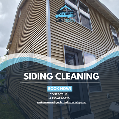 Siding Cleaning (Soft Wash) - This home's siding was looking a little tired, but with a professional soft wash, it's now sparkling clean and ready to shine! We used our specialized cleaning techniques to remove years of grime, dirt, and mildew, restoring the siding's original beauty and extending its lifespan. 

The homeowners are thrilled with the results, and we're proud to have helped them achieve a fresh, clean look for their home.

Want to give your home's exterior a similar makeover? Contact us today for a free quote and let us help you unlock the beauty of your property!