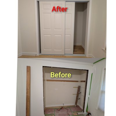 Closet remodeling. - The customer wanted to expand the closet. all the customer's wishes were fulfilled. Closet remodeling. - The customer wanted to expand the closet. all the customer's wishes were fulfilled.