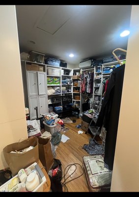 Auntie’s Catch-All-Closet - This closet held a large variety of items for an older Aunti who was physically unable to maintain her space and needed it to become dust free for in home dialysis. We did a lot more cleaning than usual so it took a little more time, but now things are so organized that young nieces and nephews can manage the maintenance! Auntie’s Catch-All-Closet - This closet held a large variety of items for an older Aunti who was physically unable to maintain her space and needed it to become dust free for in home dialysis. We did a lot more cleaning than usual so it took a little more time, but now things are so organized that young nieces and nephews can manage the maintenance!