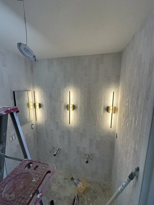 Light fixture installation - New light fixture installation