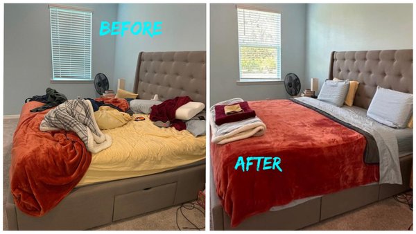 Bedroom - 🛏️ A clean bedroom = a peaceful mind! ✨
Let our team make your space fresh and cozy:
✔️ Dusting & vacuuming
✔️ Mopping floors
✔️ Cleaning mirrors & furniture
✔️ Changing bed linens (upon request) Bedroom - 🛏️ A clean bedroom = a peaceful mind! ✨
Let our team make your space fresh and cozy:
✔️ Dusting & vacuuming
✔️ Mopping floors
✔️ Cleaning mirrors & furniture
✔️ Changing bed linens (upon request)