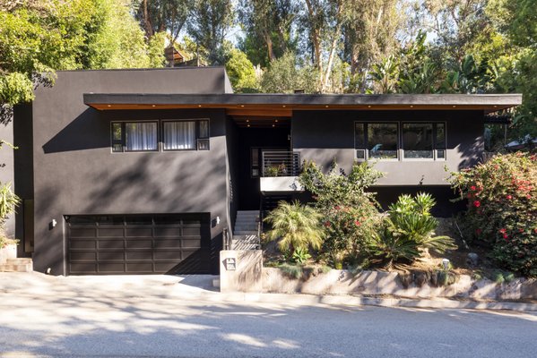 Willow Glen Road, Hollywood Hills #2 - After completing a kitchen and bathroom remodel for these clients earlier in 2025, we were brought back to reimagine the home’s exterior. This scope included a custom black limewash application to soften the facade while maintaining depth, paired with new cedar tongue-and-groove eaves sealed to enhance warmth and contrast. The result is a bold yet refined exterior refresh that subtly pushes boundaries while staying timeless. Willow Glen Road, Hollywood Hills #2 - After completing a kitchen and bathroom remodel for these clients earlier in 2025, we were brought back to reimagine the home’s exterior. This scope included a custom black limewash application to soften the facade while maintaining depth, paired with new cedar tongue-and-groove eaves sealed to enhance warmth and contrast. The result is a bold yet refined exterior refresh that subtly pushes boundaries while staying timeless.