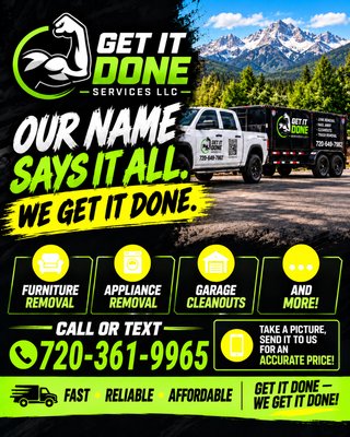 Family owned and operated! Our family is ready to help your family Get It Done💪 - No job too big or small please feel free to reach out with any questions or quotes! Family owned and operated! Our family is ready to help your family Get It Done💪 - No job too big or small please feel free to reach out with any questions or quotes!