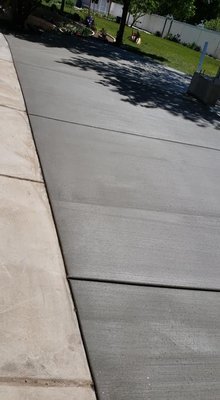 Driveway - Place form and reinforcement steel to protect concrete from the weight of the RV. Driveway - Place form and reinforcement steel to protect concrete from the weight of the RV.