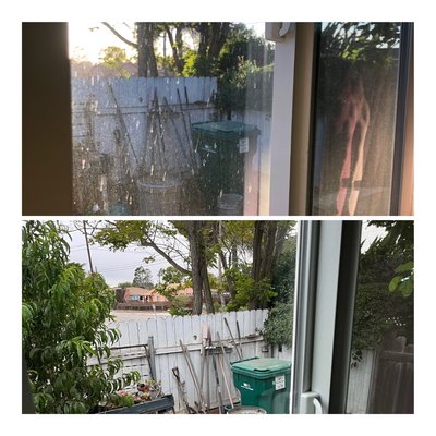 Window Cleaning - Before and after Window Cleaning - Before and after
