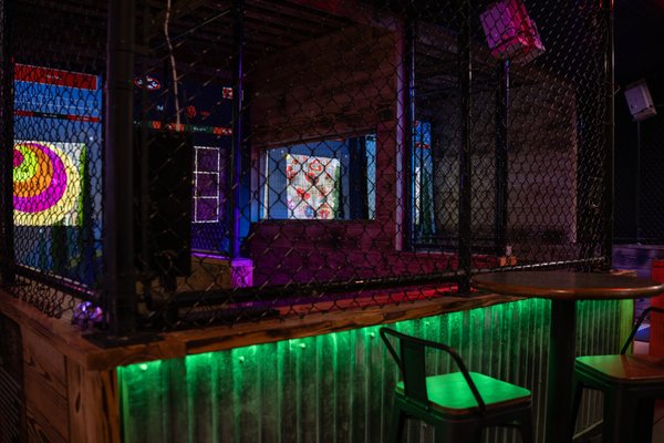 Battle Axes - Experience axe throwing like never before at Palace Pointe! Our 4 digital lanes combine real axes and wood targets with interactive games like bullseyes, tic-tac-toe, zombie hunts, and more. Enjoy a medieval-inspired atmosphere, wrap-around bar, and guidance from our trained “Axecutioners.” Guests under 16 must be accompanied by an adult. Battle Axes - Experience axe throwing like never before at Palace Pointe! Our 4 digital lanes combine real axes and wood targets with interactive games like bullseyes, tic-tac-toe, zombie hunts, and more. Enjoy a medieval-inspired atmosphere, wrap-around bar, and guidance from our trained “Axecutioners.” Guests under 16 must be accompanied by an adult.
