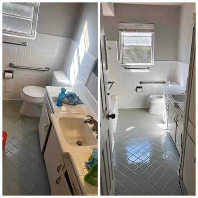 Before and After - This was one of our Move-Out cleanings . Before and After - This was one of our Move-Out cleanings .