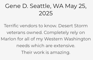 A word from our customers - Experience the difference with CK Electric Services through the words of our valued clients. Our portfolio of testimonials showcases our commitment to quality workmanship, dependable service, and customer satisfaction across residential, commercial, and industrial projects. See how our veteran-owned team has earned trust throughout Island, Snohomish, and Skagit counties—one successful job at a time.