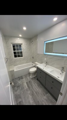 Bathroom Remodel - This remodel was done to a old existing house. The rest of the house was priorly done by us.