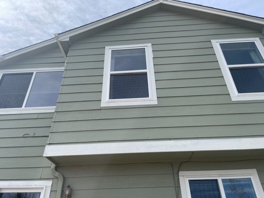 Exterior painting (Trim replaced & Color renewal) - Trim replacement project, color refresh. Happy Customer. Exterior painting (Trim replaced & Color renewal) - Trim replacement project, color refresh. Happy Customer.