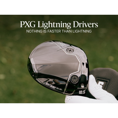 PXG Lightning Drivers - PXG Lightning Drivers capture that precise moment of pure energy and transform it into your fastest, most efficient drive yet. Precision-engineered, each model features our proprietary Frequency Tuned Face, designed to synchronize vibration with impact for unmatched energy transfer, explosive distance, and that unmistakable PXG sound and feel.