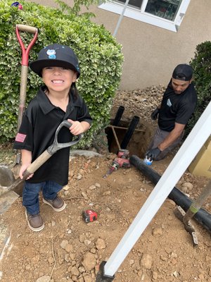 Family owned and Operated - He loves to come and stop by our jobs