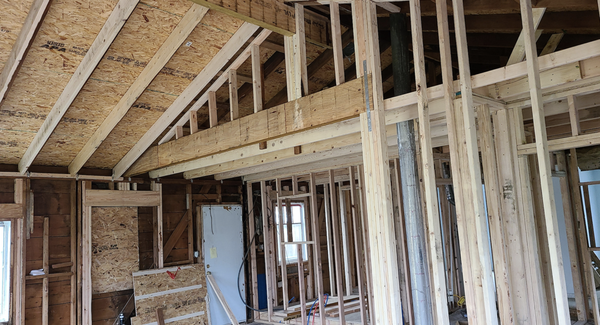 Harlan House Remodel - Owner/architect that redesigned the layout of his house.  I designed a new foundation floor beam and designed the new framing at the removed walls and ridge beam.