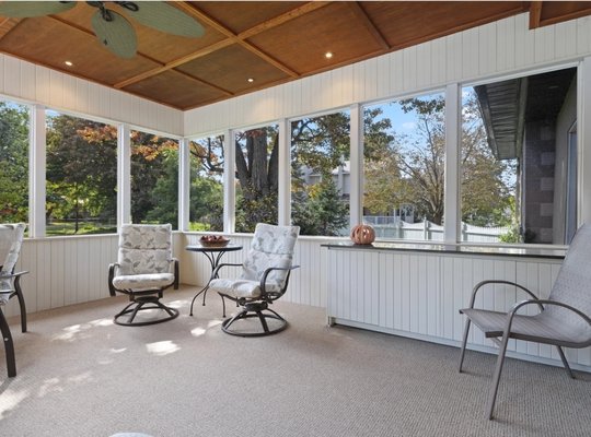Sunroom Addition and New Deck - We were able to improve and upgrade the homeowners outdoor living space with the addition of an incredible sunroom and a brand new deck for the family to enjoy additional space and outdoor living with family fun.  Call us today for a free estimate for your home.  We now offer affordable financing options on home improvement project.  Ask us how we can help you upgrade your home with our professional team of experts, we handle it all!