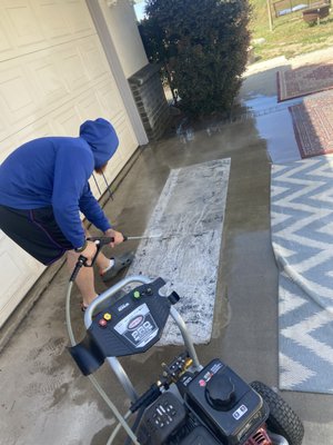 Moreno valley job - Many time we get jobs in like this one where the customer wants something that we usually wouldn't offer ( rug washing). Even though we have certain services listed, doesn't mean everything else is out of the picture. We are here to help you and nothing is out of reach for us. Moreno valley job - Many time we get jobs in like this one where the customer wants something that we usually wouldn't offer ( rug washing). Even though we have certain services listed, doesn't mean everything else is out of the picture. We are here to help you and nothing is out of reach for us.