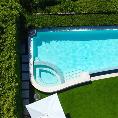 Landscaping & Backyard Pool Design - Landscaping: Custom Pool, Turf, Concrete and Pavers Landscaping & Backyard Pool Design - Landscaping: Custom Pool, Turf, Concrete and Pavers