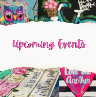 Join Us at Our Next Event! - Brushes, paint and fun awaits you! Join us at one of our upcoming events. Join Us at Our Next Event! - Brushes, paint and fun awaits you! Join us at one of our upcoming events.