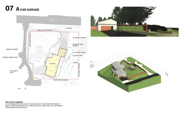 Garage New Construction - This property has 5 Environmentally Critical Areas (ECA's) that have become a main component to the design location and build strategy. We are working with Civil, Geotechnical and Structural Engineers to complete this permit submission. Garage New Construction - This property has 5 Environmentally Critical Areas (ECA's) that have become a main component to the design location and build strategy. We are working with Civil, Geotechnical and Structural Engineers to complete this permit submission.