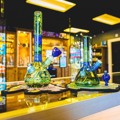 Inhale Bliss is dedicated to your smoking needs. - We are Idaho's only Premium smoke shop with the highest quality of American hand crafted glass and smoking accessories. Quality pieces you can count on, large variety choose from, and great staff that will help you find the right piece for your needs. We are locally owned and we want to ensure that your experience is out of this world.