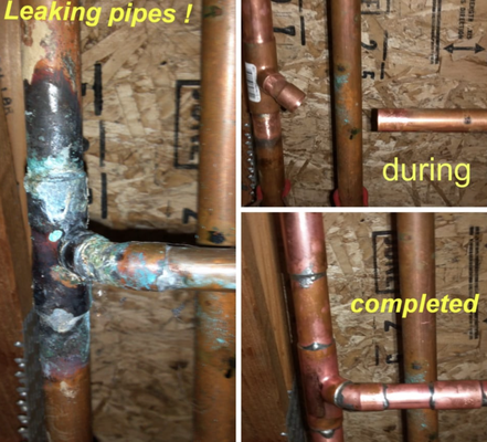 Leak Plumbing Service - Large leaks such as bathroom leaks, kitchen leaks, burst pipes, sewer main leaks, slab leaks, drainage and hot water tank leaks can cause major deterioration from flooding and water damage if not addressed quickly. With prompt, reliable service, Landa Plumbing comes to your home or business with the best leak plumbing service to correct the issue as soon as possible. Limiting the damage to your buildings, and ensuring the fix is long-lasting and durable to prevent the problem recurring.
While smaller leaks like faucet leaks, pipe leaks, shower leaks and toilet leaks might even go unnoticed, over time these leaks can cause major damage by promoting erosion, wood rot and the growth of mold, mildew and fungus in your home. Not to mention that even small leaks add up to a huge waste of water over months and years. If you notice a small leak or suspect that there may be a leak in a hidden pipe, call Landa Plumbing for expert leak detection and correction for even the smallest leaks. Call us at: 925.291.6628 Leak Plumbing Service - Large leaks such as bathroom leaks, kitchen leaks, burst pipes, sewer main leaks, slab leaks, drainage and hot water tank leaks can cause major deterioration from flooding and water damage if not addressed quickly. With prompt, reliable service, Landa Plumbing comes to your home or business with the best leak plumbing service to correct the issue as soon as possible. Limiting the damage to your buildings, and ensuring the fix is long-lasting and durable to prevent the problem recurring.
While smaller leaks like faucet leaks, pipe leaks, shower leaks and toilet leaks might even go unnoticed, over time these leaks can cause major damage by promoting erosion, wood rot and the growth of mold, mildew and fungus in your home. Not to mention that even small leaks add up to a huge waste of water over months and years. If you notice a small leak or suspect that there may be a leak in a hidden pipe, call Landa Plumbing for expert leak detection and correction for even the smallest leaks. Call us at: 925.291.6628