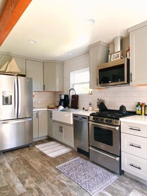 Kitchen Remodel - This kitchen needed a more open layout. We opened up a wall to give the customer more space to create!
Click Call for free estimates, or Text 279-895-4875 Kitchen Remodel - This kitchen needed a more open layout. We opened up a wall to give the customer more space to create!
Click Call for free estimates, or Text 279-895-4875