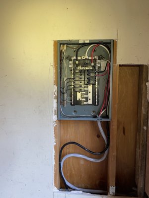 EV Charger installation - A dedicated 240V circuit was installed to support a Level 2 Electric Vehicle (EV) charging station. The work included running conduit and wire from the main electrical panel to the charger location, installation of the hardwired connection, appropriate overcurrent protection, and all necessary grounding and bonding per the National Electrical Code (NEC). The system was tested and verified for safe operation, providing reliable charging capacity for residential EV use.