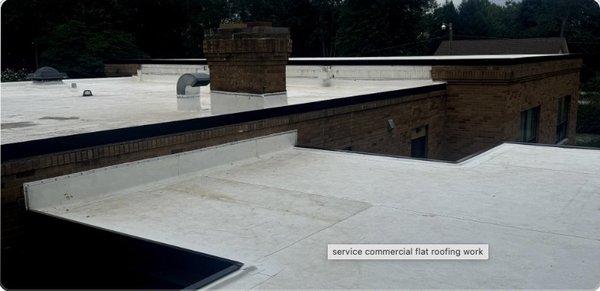 "Commercial Flat Roof" - Dealing with commercial roofing issues can be overwhelming, especially when leaks or damages disrupt your daily operations. A faulty flat roof can lead to major inconveniences, such as interior damage, rising energy costs, or costly repairs. These frustrations can become constant stressors that negatively impact both your business and your wallet. "Commercial Flat Roof" - Dealing with commercial roofing issues can be overwhelming, especially when leaks or damages disrupt your daily operations. A faulty flat roof can lead to major inconveniences, such as interior damage, rising energy costs, or costly repairs. These frustrations can become constant stressors that negatively impact both your business and your wallet.
