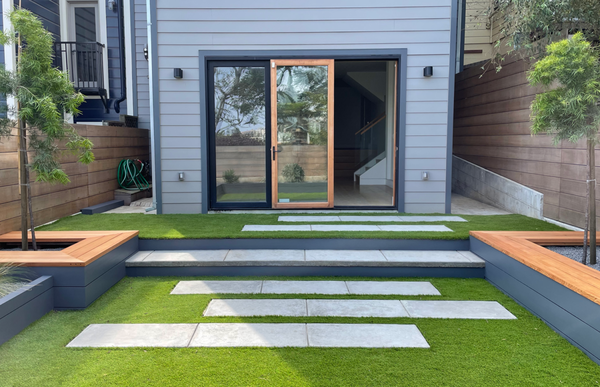 Modern Outdoor Living Room (San Francisco, CA) - Designed by Outside Collective. Installed by General Contractor.