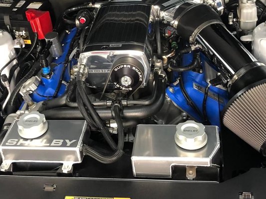 Syd’s Shelby Super Snake - Here are some pics of the before and after wheel coating, engine detail, and suspension detail on a gorgeous 850 HP Shelby Super Snake.