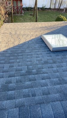 New roof - The client has a ceiling leaking issues for long time. We inspect, repair, and replace the shingle roofs. Protect your home with a new roof, and spend more time enjoy it.