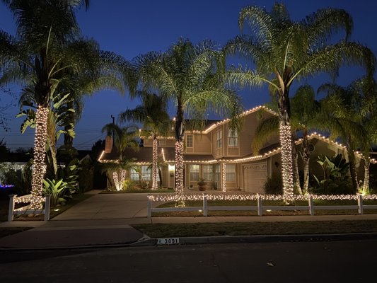 Christmas Light Installation - From a simple strand of lights along the roofline, to a well thought out elaborate design, X-Mas Light Installations will do it perfectly, Every time! Your Best Christmas light installation professionals(5 stars on google, yelp, and facebook)! Insured and incorporated in the state of California serving all of Orange County, and Long Beach. Locally owned and operated by me, Cory, serving hundreds of homes annually for the last 5 years! Christmas Light Installation - From a simple strand of lights along the roofline, to a well thought out elaborate design, X-Mas Light Installations will do it perfectly, Every time! Your Best Christmas light installation professionals(5 stars on google, yelp, and facebook)! Insured and incorporated in the state of California serving all of Orange County, and Long Beach. Locally owned and operated by me, Cory, serving hundreds of homes annually for the last 5 years!