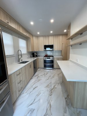 Kitchen renovation - This kitchen was completely demolished and completely renovated