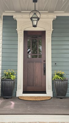 Mahogany Majesty - This custom 9-Lite Marginal door features a sleek two-panel bottom design, complemented by clear, high-quality glass for a timeless and elegant appearance. Crafted from premium materials, the door slab is reinforced with heavy-duty bronze fixtures for enhanced durability and a sophisticated, modern finish. Ideal for both residential and commercial spaces, this door combines strength, style, and craftsmanship, offering a perfect balance of functionality and beauty. Mahogany Majesty - This custom 9-Lite Marginal door features a sleek two-panel bottom design, complemented by clear, high-quality glass for a timeless and elegant appearance. Crafted from premium materials, the door slab is reinforced with heavy-duty bronze fixtures for enhanced durability and a sophisticated, modern finish. Ideal for both residential and commercial spaces, this door combines strength, style, and craftsmanship, offering a perfect balance of functionality and beauty.