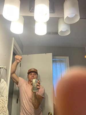 Lighting in the bathroom, replacement - I replaced a Lighting in the bathroom Lighting in the bathroom, replacement - I replaced a Lighting in the bathroom