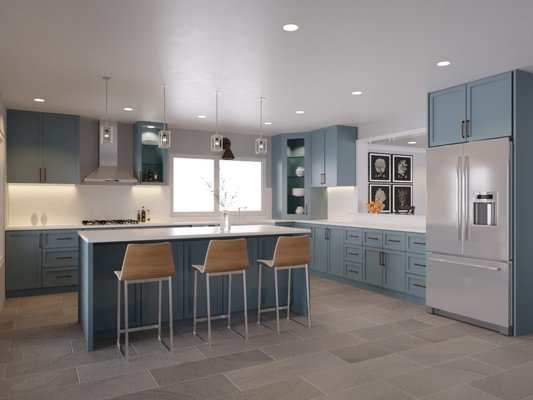 Fremont - Full House Rendering - Full 3D rendering
design concept