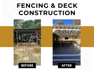 Fencing & Deck Construction - T&L Properties Group builds custom decks and installs quality fencing for homes. From outdoor entertaining spaces to secure, stylish fences, our expert team delivers durable, attractive results.