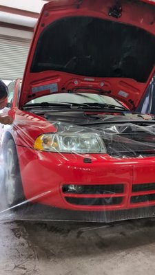 2000 Audi S4 Partial Front PPF - This gorgeous 2000 Lava Red Audi S4 was brought in for a Partial PPF service so the front end can be protected against rock chips and scratches. Our Partnership with Autobahn Films means that we can offer the industry leading PPF to our customers. Our PPFs are backed up with a minimum of a 10 Year warranty and body self healing and hydrophobic properties.
This vehicle is now protected for years to come and the owner can truly enjoy their vehicle knowing that it's is protected against the elements. 2000 Audi S4 Partial Front PPF - This gorgeous 2000 Lava Red Audi S4 was brought in for a Partial PPF service so the front end can be protected against rock chips and scratches. Our Partnership with Autobahn Films means that we can offer the industry leading PPF to our customers. Our PPFs are backed up with a minimum of a 10 Year warranty and body self healing and hydrophobic properties.
This vehicle is now protected for years to come and the owner can truly enjoy their vehicle knowing that it's is protected against the elements.