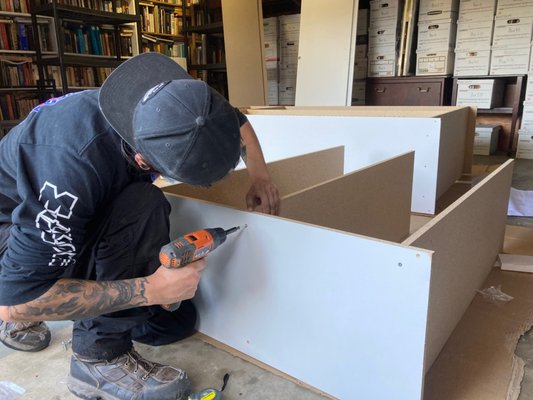 Assembly - We understand the frustration of having to assemble your own furniture. Especially the ones that comes in a million pieces. You know what I'm talking about. We have tons experience assembling ikea furniture all the way up to large outdoor or indoor equipments