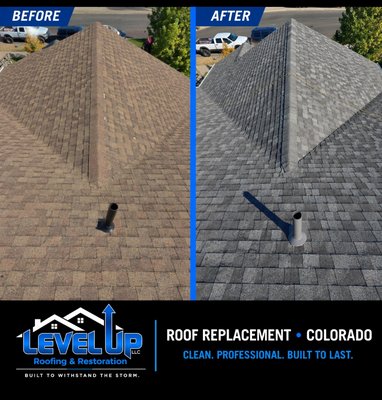 Roof Replacement and Repair - This portfolio highlights a range of roofing projects completed across residential properties, including full roof replacements and targeted repair work. Each project reflects our commitment to quality craftsmanship, reliable service, and long-lasting results.
Our roof replacement work includes complete tear-offs, thorough decking inspections, and installation of high-quality roofing systems designed to withstand Colorado’s harsh weather conditions. From asphalt shingles to full system upgrades, every roof is built with durability, performance, and curb appeal in mind.
In addition to full replacements, we specialize in diagnosing and repairing storm-related damage, leaks, and general wear and tear. Our repair solutions are designed to extend the life of existing roofs while restoring protection and structural integrity.
Across every project, we prioritize clear communication, honest assessments, and attention to detail—ensuring homeowners feel confident in both the process and the final result. The goal is simple: deliver roofing solutions that protect what matters most while adding value to every home. Roof Replacement and Repair - This portfolio highlights a range of roofing projects completed across residential properties, including full roof replacements and targeted repair work. Each project reflects our commitment to quality craftsmanship, reliable service, and long-lasting results.
Our roof replacement work includes complete tear-offs, thorough decking inspections, and installation of high-quality roofing systems designed to withstand Colorado’s harsh weather conditions. From asphalt shingles to full system upgrades, every roof is built with durability, performance, and curb appeal in mind.
In addition to full replacements, we specialize in diagnosing and repairing storm-related damage, leaks, and general wear and tear. Our repair solutions are designed to extend the life of existing roofs while restoring protection and structural integrity.
Across every project, we prioritize clear communication, honest assessments, and attention to detail—ensuring homeowners feel confident in both the process and the final result. The goal is simple: deliver roofing solutions that protect what matters most while adding value to every home.