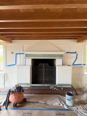 Chimney Tile Work - This chimney project showcases quality craftsmanship and attention to detail from start to finish. We installed durable, high-quality tile to give the chimney a clean, modern appearance while enhancing its protection against the elements. Every tile was carefully aligned and finished to create a seamless, long-lasting result that complements the home's interior. Whether you're updating an outdated chimney or adding a custom stone or tile finish to a new construction project, our team is committed to delivering precision, durability, and exceptional workmanship. We take pride in creating beautiful masonry features that improve both the appearance and value of your home. If you're considering chimney tile work, masonry upgrades, or other exterior renovations, contact us today for a free consultation and let us help bring your vision to life. Chimney Tile Work - This chimney project showcases quality craftsmanship and attention to detail from start to finish. We installed durable, high-quality tile to give the chimney a clean, modern appearance while enhancing its protection against the elements. Every tile was carefully aligned and finished to create a seamless, long-lasting result that complements the home's interior. Whether you're updating an outdated chimney or adding a custom stone or tile finish to a new construction project, our team is committed to delivering precision, durability, and exceptional workmanship. We take pride in creating beautiful masonry features that improve both the appearance and value of your home. If you're considering chimney tile work, masonry upgrades, or other exterior renovations, contact us today for a free consultation and let us help bring your vision to life.
