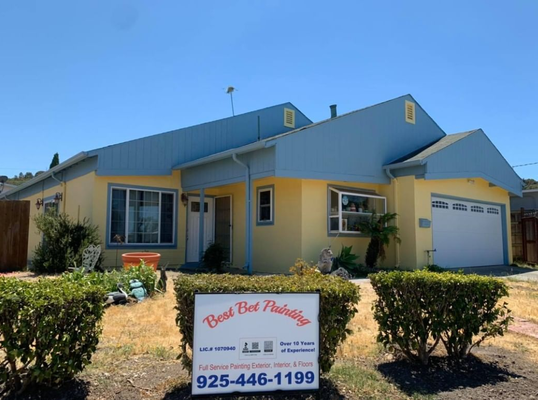 Before & After - Check out our before and after photos! 

We specialize in all aspects of painting; that's why we're dedicated to giving you friendly, professional and reliable service. Our painting services in Contra Costa and Alameda County are available all week long.

Call us today for a free quote!